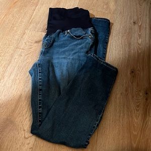 Maternity Soft Wear Full Panel Girlfriend Jeans
